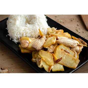 Картофель по-домашнему с курицей BISTRO24 (Козиробод)