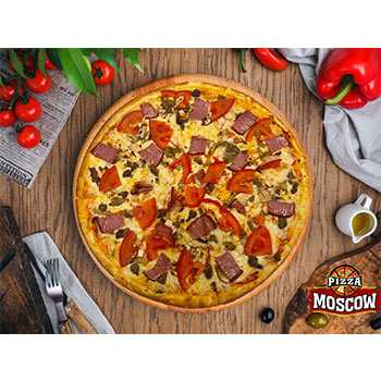 Пицца Мимоза Pizza Moscow (МВД Корзинка)
