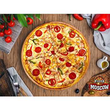 Пицца Макси Pizza Moscow (МВД Корзинка)