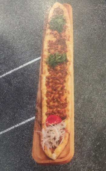 Пиде с фаршем Afiyet Doner Kebab