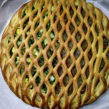Пирог с зелёным луком и яйцом   _Пироги Свидальня