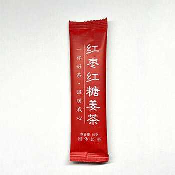 Китайский имбирный чай с коричневым сахаром, 1шт. RED DRAGON