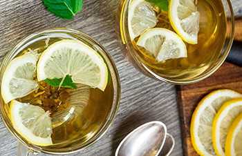 Чай с лимоном зелёный Aura cafe