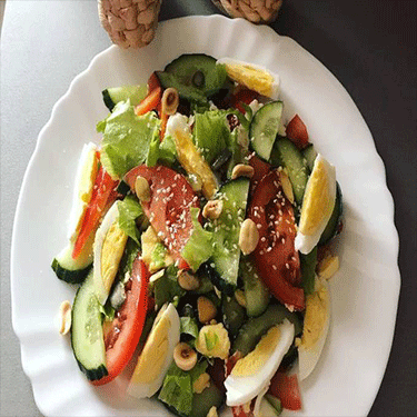 Классический салат из помидоров Soy Milliy Taomlar