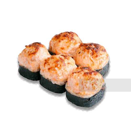 Литл копченым лососем Хочу Sushi