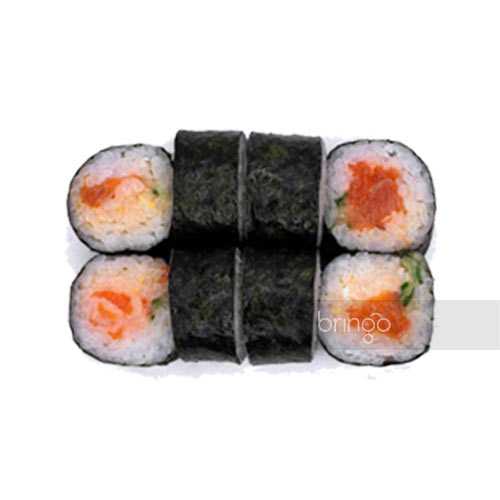Острый ролл с лососем Хочу Sushi