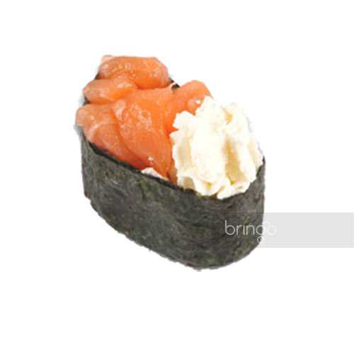 Сливочный лосось нигири Хочу Sushi